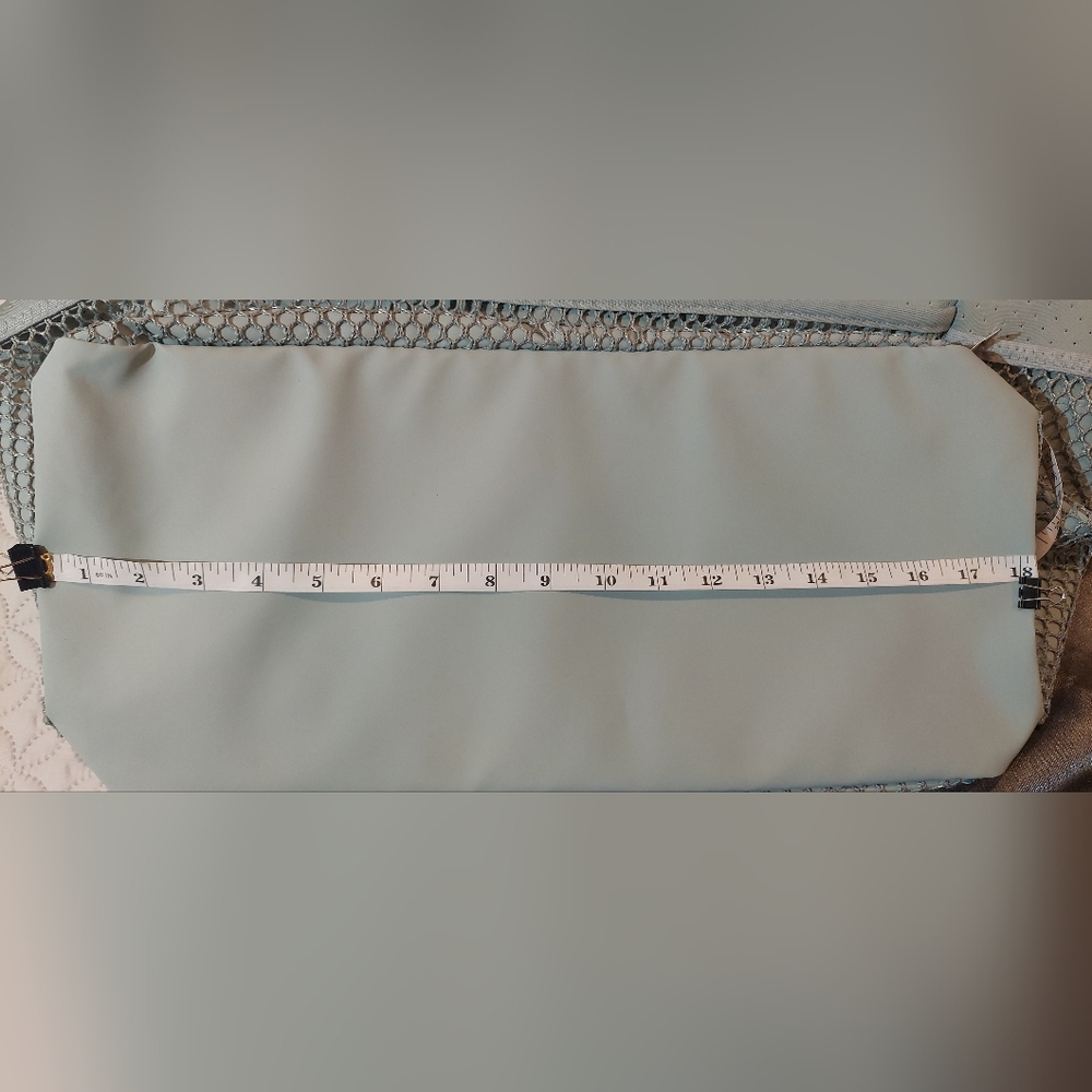 adidas Light Gray Mesh Tote Bag - Picture 10 of 13